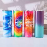 Great Insulation 600ml Skinny Stainless Steel Tumbler Straight Blank White 20 Oz