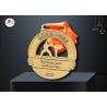 Buy cheap Die Cast Sport Stock Medals Antique Gold / Silver / Copper Plating from wholesalers