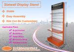 Retail Phone Accessories Floor Rack Slatwall Display