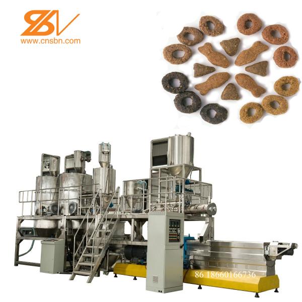 Buy cheap 2 Screw Dog Food Pellet Making Machine 150-5000 Kg/h Capacity Schneider Inverter from wholesalers