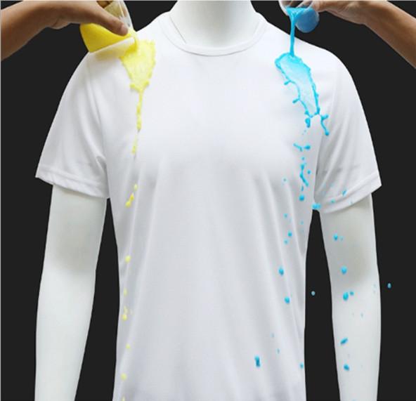 Buy cheap Hydrophobic Mens' Nano Tech T Shirts Stain Proof Breathable Short Sleeve from wholesalers