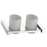 Buy cheap OEM ODM Bathroom Tumbler Holders Wall Mounted Double Toothbrush Holder from wholesalers