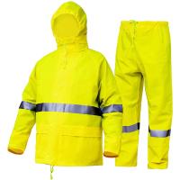 Buy cheap Athletic Reflective Rain Jacket Cycling Men'S Rain Suit Windproof Class 3 Rain product