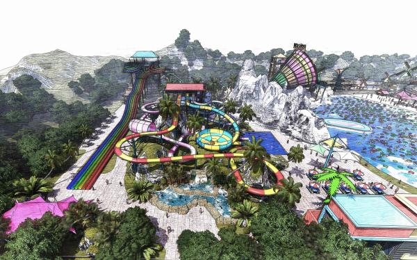 Innovative Water Park Design / Water Park Conceptual Design Featuring Filtration
