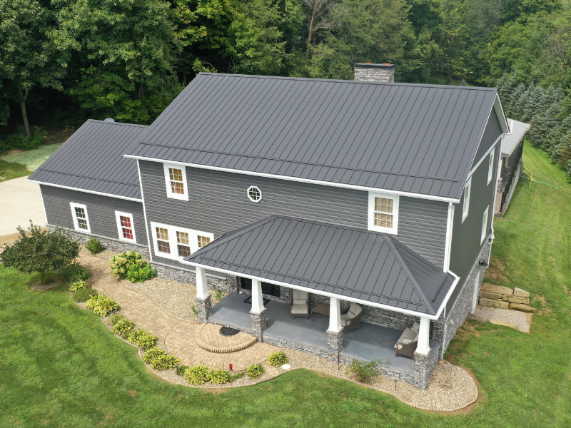 40 Years Textured PPGI HDP Z275 Sherwin Williams Matt RAL7024 Grey Metal Tile Painted Galvanized Steel Corrugated Roof