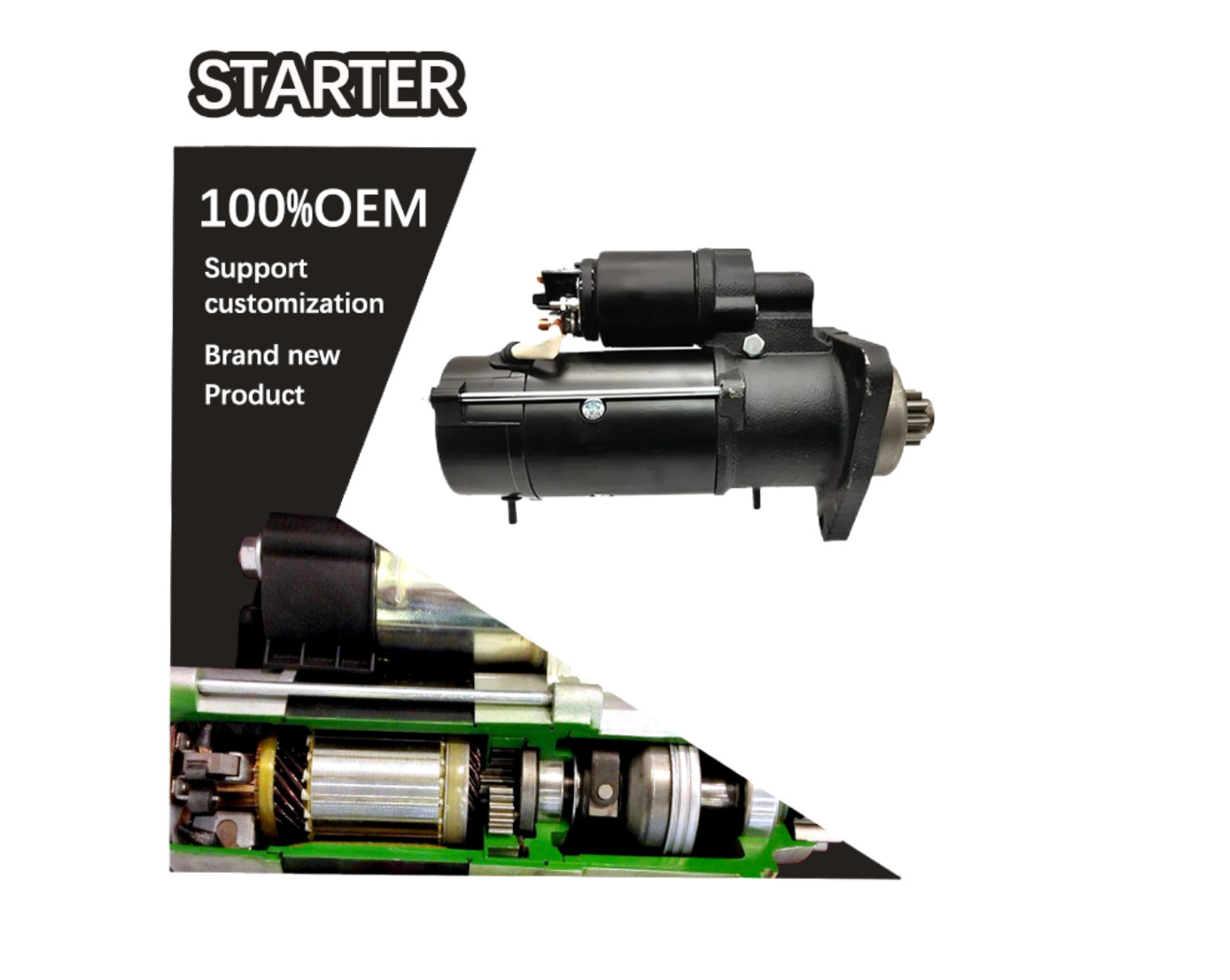 12V 10T CW STARTER 11.131.117,11.131.213, 11.131.260, 11.131.300, 11.131.798, 11.131.830, 11.131.839, 11131117, 11131260