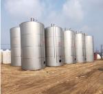 Material Flow Used Stainless Steel Storage Tanks 10 Tons