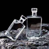 Buy cheap Glass 100ml 200ml Vodka Fruit Wine Rum Gin Whiskey 375 ml Bottle for Cosmetic product