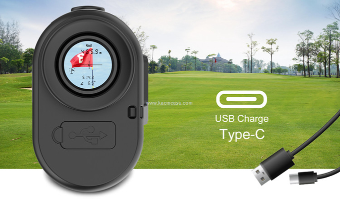Kaemeasu 5-600m Mini Laser Rangefinder With Slope Adjustment