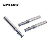 Buy cheap 2 Flute High Speed Carbide End Mills HRC65 8mm Milling Cutter For Stainless product