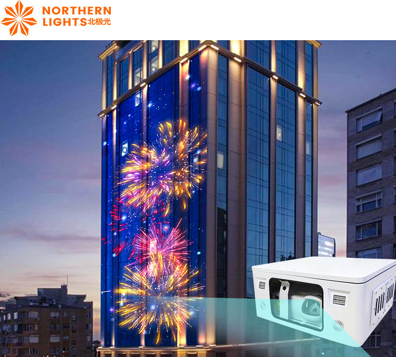 Buy cheap 3D Projection Mapping Projector 8500 Lumens building projection mapping product