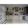 Buy cheap Beautiful Solid Wood Kitchen Cabinets Customized Classic Design From Foshan from wholesalers