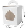 Buy cheap Birthday Party Individual Large Single Disposable Cupcake Carrier from wholesalers