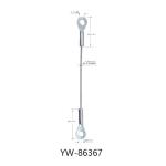 Stainless Steel Wire Rope Cable Assemblies With Loop And Ball Stopper YW86364