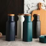 Tableware Ceramic Oil Pot Creative Kitchen Soy Sauce Oil Bottle Vinegar Pot