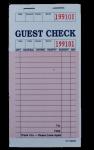CT-S3616 Numbered Carbonless Paper US Guest Check 1/2/3 Sheets for Restaurants