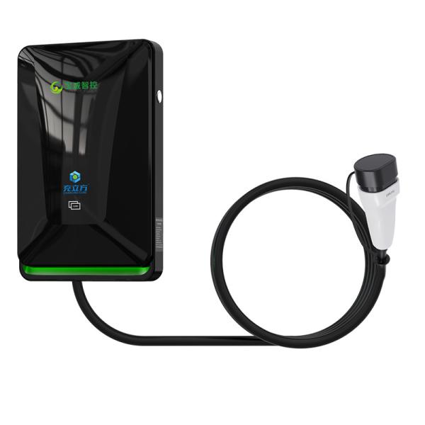 Buy cheap 7KW 11KW 21KW Black Wall-Mounted Electric Vehicle AC Charging Pile from wholesalers
