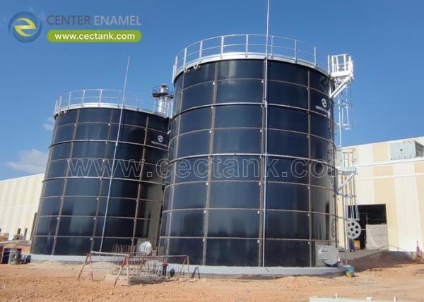 High Chemical Resistance Glass-Fused Bolted Wastewater Treatment Tanks: The