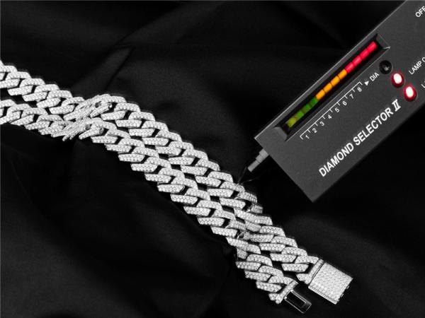 Buy cheap Pass Diamond Test Moissanite Hip Hop Chains from wholesalers