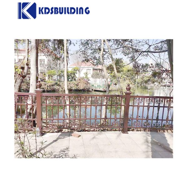 Metal Building Balcony Railing Forging Cast Stairs Pipe Railing Handrail