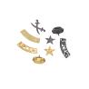 Buy cheap Embossed Custom Metal Badge from wholesalers