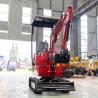 Buy cheap Hydraulic Transmission Arm Cylinder Excavator 2.6 Tone CE 12 Mini Excavator from wholesalers