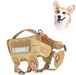 Outdoor Tactical Pet Training Chest Strap With Hypalon Material Dog Harness Dog