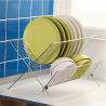 Buy cheap Folding X Shape Kitchen Dish Rack , 20.5cm Height Stainless Dish Rack from wholesalers