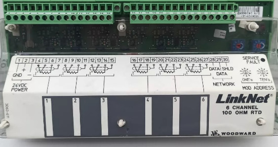 Woodward 9905-970 6-Channel Input Module 24 Vdc -40°C to +85°C In Stock