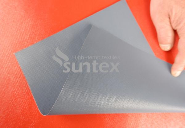 Buy cheap Customized PTFE Coated Fiberglass Fabric Anti Stastic Performance from wholesalers