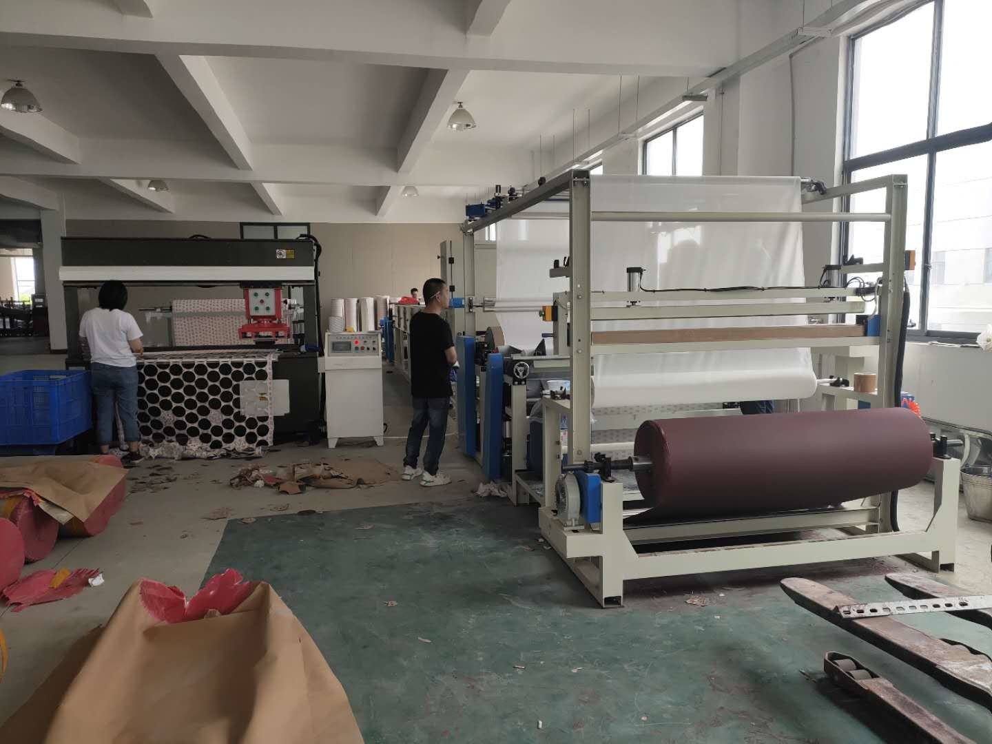 Grinding Wheel Paper Laminating Machine Electric Heating