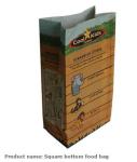 Grocery Bag, Tea bags, Square food paper bag, Snack bags, Pie packing bag, Kraft