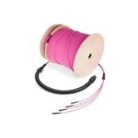 Buy cheap CE ROHS Optical Fiber Trunk Cable MTP Multimode Fiber Jumpers MPO Fiber Patch product