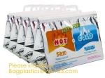 Outdoor square aluminum foil food thermal freezer cooler lunch insulation bag