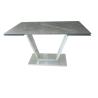 Buy cheap Stylish Stainless Dining Table Pavilion Use Luxury Brushed Stainless Pillar from wholesalers