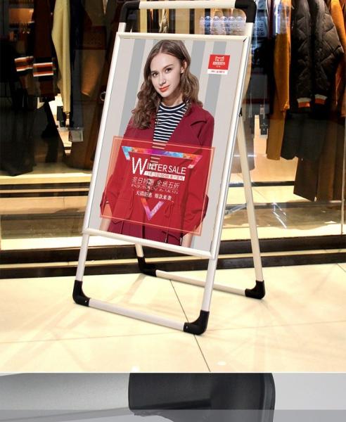 Buy cheap Floor Standing Exhibition Portable Poster Stand Customized 80*120cm 90*120cm from wholesalers