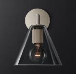 Lacquered Burnished Brass Finish Sconce Wall Lights Indoor Modern Screw In