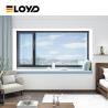 Buy cheap Overlapping Tempered Glass Aluminium Flush Windows For Bathroom OEM from wholesalers