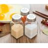 Buy cheap Kitchen storage box Clear Glass Lidded Condiment Pots / Spice Jars/sugar pot in 4x4x9cm from wholesalers