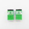 Buy cheap Metal Shrapnel LC Duplex Adaptor , APC Fiber Optic Adapters 0.20dB from wholesalers