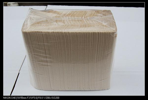 Buy cheap Environmental brown kraft paper tissue / napkin / serviettes for Home / Office from wholesalers