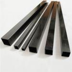 3K 6K 12K Square Carbon Fiber Tube High Stiffness Twill Plain Pattern