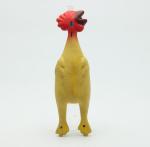 Yellow Interactive Noise Making Rubber Chicken Dog Toy ODM Service