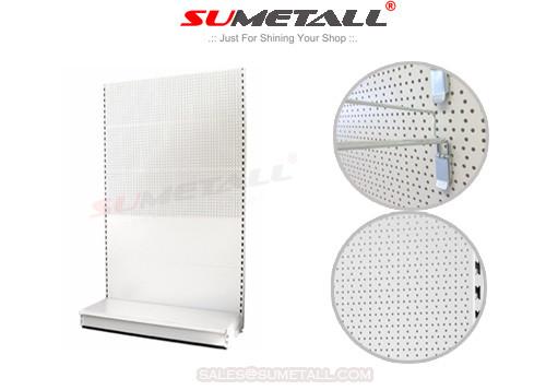 Perforated Peg Panel Retail Store Shelving / Convenience Store Shelving Euro