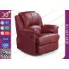 Buy cheap Real Leather Cinema Recliner Chair , Home Theater Sofa With Food Tablet from wholesalers