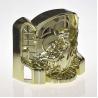 Buy cheap Luxury Design Coffin Decoration Non Toxic Materials With Steel Bar Handle from wholesalers