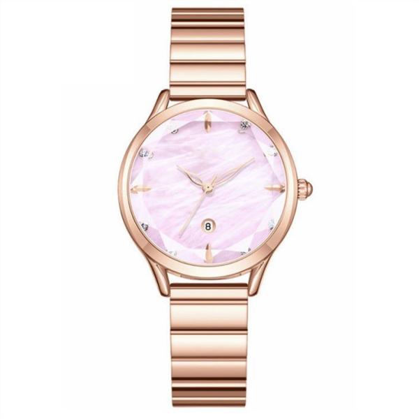 Buy cheap 10mm Dial Stainless Steel Quartz Wristwatch Date Magic Shell 15mm Strap from wholesalers
