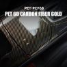 Buy cheap PET-PCF68 PET 6D Carbon Fiber Paint Protection Film Gold Fiber Car Vinyl Wrap from wholesalers
