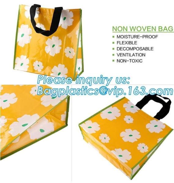Cheap Promotional Waterproof Recycled laminated PP woven shopping bag,Manufactur