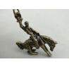 Buy cheap Promotional Gift Fashion Full Relief Horse Man Key Chain, Die Casting with Pewter, Antique Brass from wholesalers